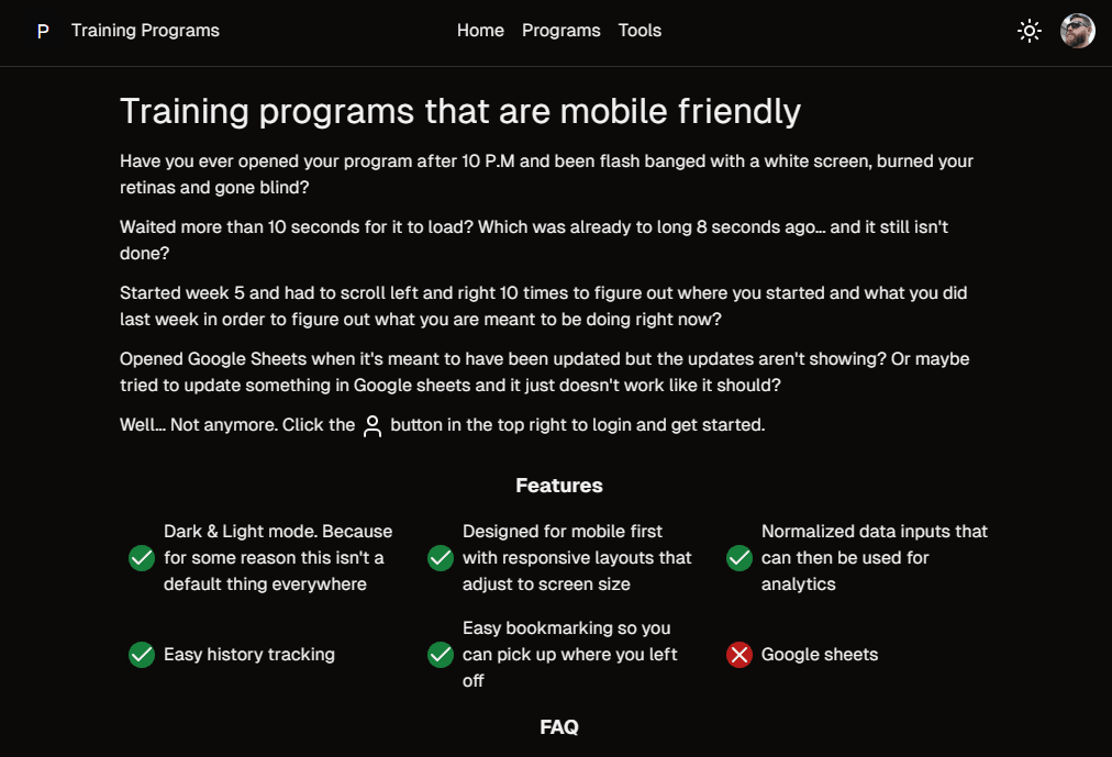 Training Programs project preview